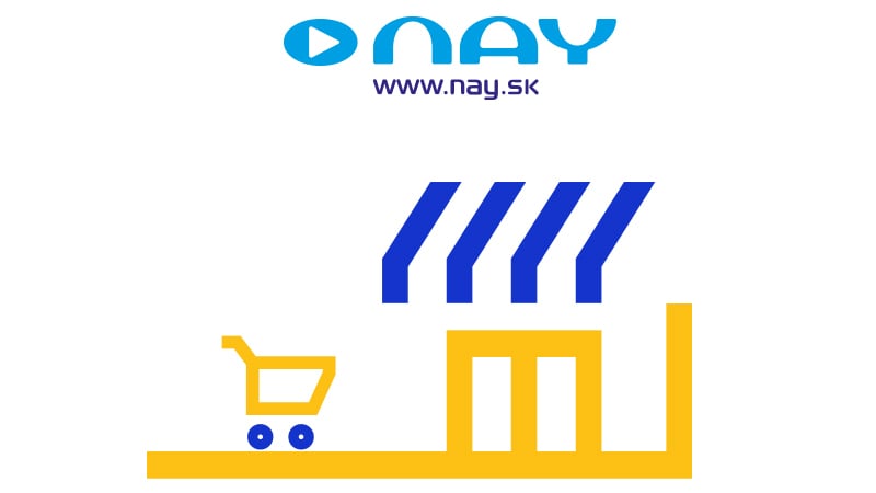 shop icon + nay logo
